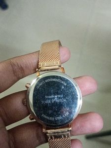 JOKER &amp; WITCH Rose Gold Watch