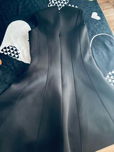 Elegant Black Fit &amp; Flare Dress