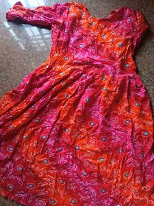 Vibrant Bandhani Print Kurta