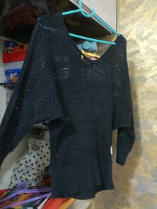 Chic Black Knitted Sweater