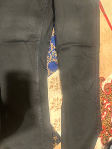 Jack and Jones Black Slim Fit Casual Trousers