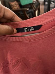 Floral Embossed Sweatshirt