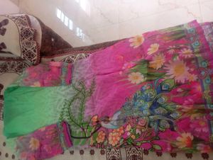 Vibrant Floral Print Kurta