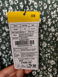 floral A-line dress