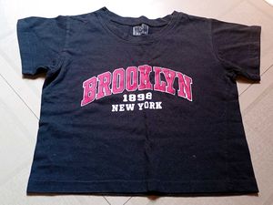 Brooklyn 1898 New York Cropped T-Shirt