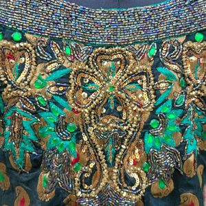Embellished Kurta with Paisley Print