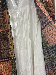 Tunic/Dress with printed cape