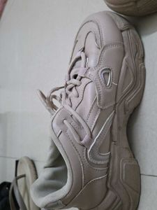 Chunky Beige Sneakers