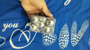 Silver Christmas Balls