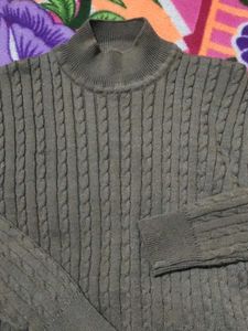 Cable Knit Turtleneck Sweater