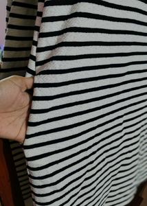 Chic Striped Mini Dress
