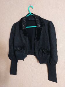 Elegant Black Bolero Jacket