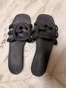 Gucci Black Slides