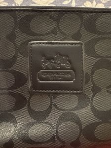 Coach Signature Print Pouch