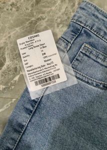 Light Wash Denim Bermuda Shorts
