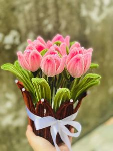 Pink Tulip Artificial Flowers