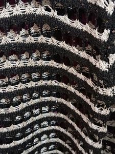 Balck &amp; White Netted Top