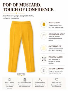 Mustard Tailored Pants