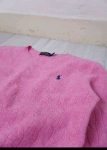 Ralph Lauren Pink Wool Sweater