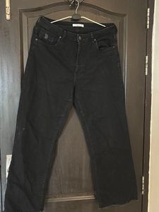 US Polo Black Wide Leg Jeans