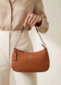Coach Brown Leather Shoulder Bag