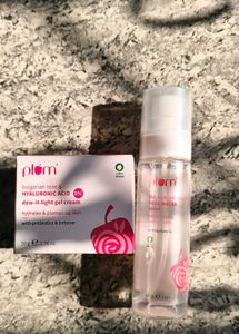 Plum Rose Water Toner &amp; Gel Cream
