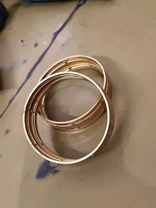 Gold Plated Bangles - Set of 2