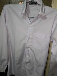 Classic White Button-Down Shirt