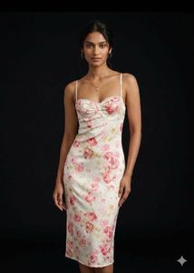 Floral Print Slip Dress