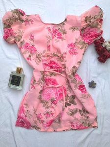 floral Corset back kurti🌷