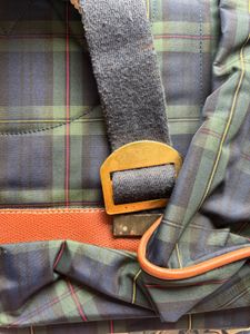 Vintage Classic Plaid Bag slight imperfection