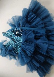 Elegant Teal Lehenga Choli with Floral Detail