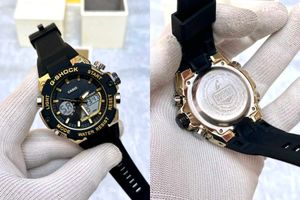 G-Shock Analog-Digital Watch - Rose Gold Accents