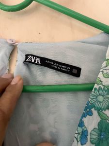 Zara Floral Print Mini Dress