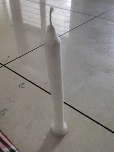 White Taper Candle 🕯️