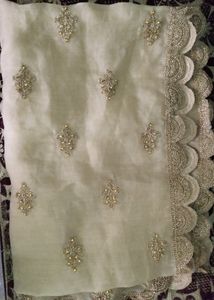 Designer Gown With Heavy Work &amp; Dupatta