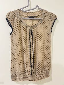 Chic Polka Dot Top