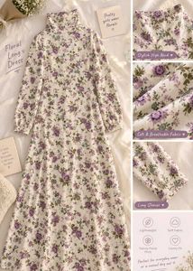 Floral Long Sleeve Midi Dress