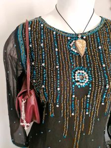 sequined desi y2k kurti