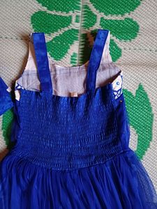 Net Gown Navy Blue Color For Small Size