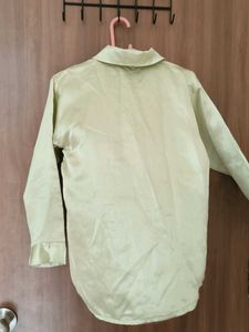 Light Green Button-Up Shirt