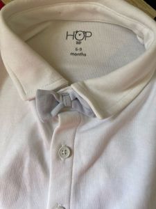 Adorable Baby Shirt with Bow Tie