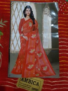 combo of three red saree