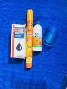 Camlin White Board Marker Ink & Fevicol combo Glue