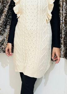 Ruffle Knit Dress