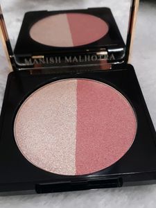 MyGlamm Manish Malhotra Illuminating Blush Highlighter Duo-sheer Glitz