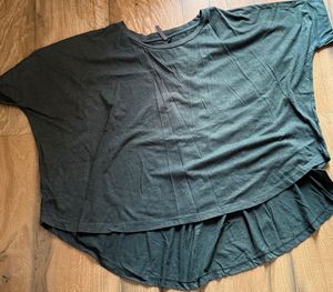 Oversized Dark Green Tunic Top