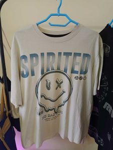Spirited Smiley Graphic Tee
