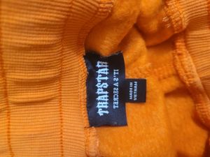Trapstar Hoodie Orange thack suit for unisex