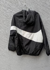 Black &amp; White Windbreaker Jacket